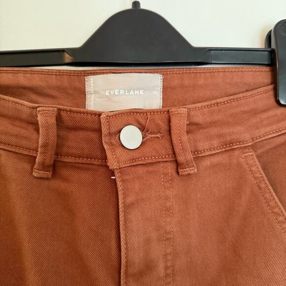 Everlane The Straight Leg Crop Pants in Brown - Picture 3 of 8